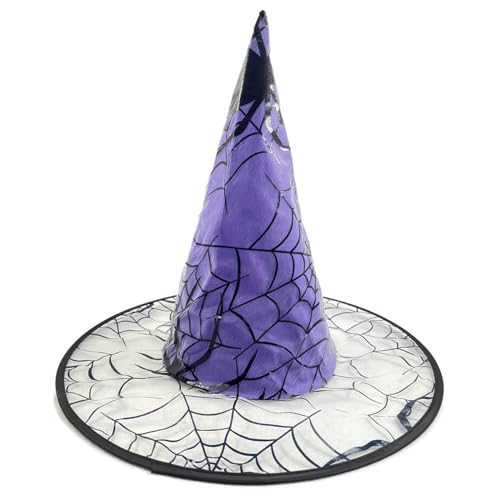 ZEPFJHE Fun Halloween Kind Kind Erwachsene Maskeraden Dress Up Wizard Hexenhut Doppelte Für Halloween Partys von ZEPFJHE