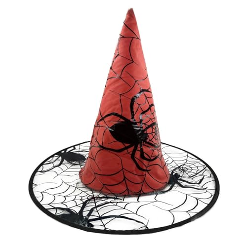 ZEPFJHE Fun Halloween Kind Kind Erwachsene Maskeraden Dress Up Wizard Hexenhut Doppelte Für Halloween Partys von ZEPFJHE