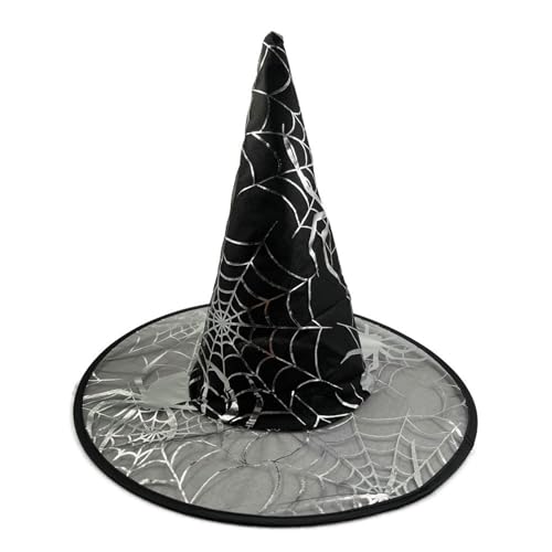 ZEPFJHE Fun Halloween Kind Kind Erwachsene Maskeraden Dress Up Wizard Hexenhut Doppelte Für Halloween Partys von ZEPFJHE
