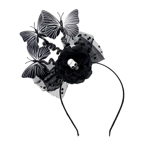 ZEPFJHE Geheimnisvolles Fledermaus-Illusions-Stirnband für Halloween, Kostümpartys, Teufels-Event, Haarschmuck, Halloween, Foto-Requisite, Kopfschmuck ZEPFJHE Geheimnisvolles Fledermaus-Illusions-Stirnband für Halloween, Kostümpartys, Teufels-Event, Haarschmuck, Halloween, Foto-Requisite, Kopfschmuck von ZEPFJHE