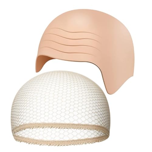 ZEPFJHE Glatzenhauben für Erwachsene und Kinder, Make-up-Kopf-Perücke, gefälschte Perücke, Halloween, Cosplay, Kostüm-Zubehör, für Männer und Frauen, Geschenke, kahle Perücke von ZEPFJHE