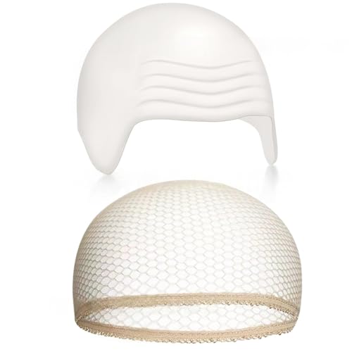 ZEPFJHE Glatzenhauben für Erwachsene und Kinder, Make-up-Kopf-Perücke, gefälschte Perücke, Halloween, Cosplay, Kostüm-Zubehör, für Männer und Frauen, Geschenke, kahle Perücke von ZEPFJHE