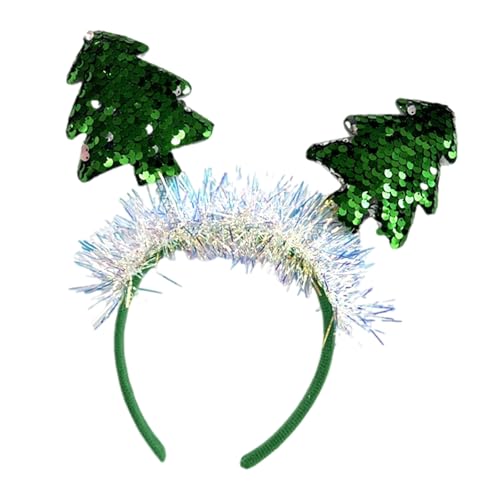 ZEPFJHE Glitzernde grüne Pailletten-Kopfbedeckung für Kinder, Weihnachts-Baum-Kopfschmuck für Feiern, verstellbarer Weihnachts-Kopfschmuck ZEPFJHE Glitzernde grüne Pailletten-Kopfbedeckung für Kinder, Weihnachts-Baum-Kopfschmuck für Feiern, verstellbarer Weihnachts-Kopfschmuck von ZEPFJHE