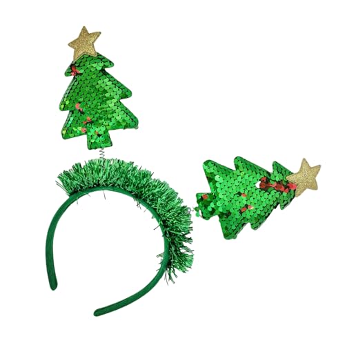 ZEPFJHE Haarband mit weihnachtlichem Thema, Festival-Requisiten, Pailletten-Baum, Haarreif, saisonale Kopfbedeckung, Feiertagsrequisiten, Weihnachtsbaum-Haarband, Partyzubehör ZEPFJHE Haarband mit weihnachtlichem Thema, Festival-Requisiten, Pailletten-Baum, Haarreif, saisonale Kopfbedeckung, Feiertagsrequisiten, Weihnachtsbaum-Haarband, Partyzubehör von ZEPFJHE