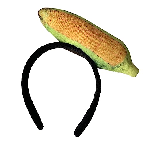 ZEPFJHE Haarreif mit Obst und Gemüse, lustiger Kopfschmuck, Haarreifen für Strand-Mottoparty, für Frauen und Mädchen, Halloween-Haarschmuck von ZEPFJHE