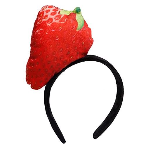 ZEPFJHE Haarreif mit Obst und Gemüse, lustiger Kopfschmuck, Haarreifen für Strand-Mottoparty, für Frauen und Mädchen, Halloween-Haarschmuck von ZEPFJHE