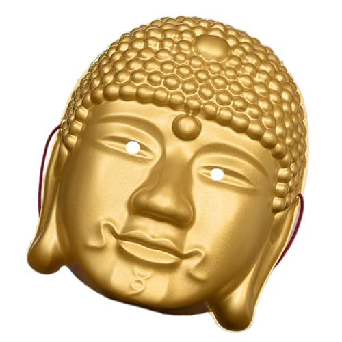 ZEPFJHE Halloween-Buddhismus, Cosplay, Buddhismus, Gesicht, Halloween-Kostüm, Zubehör für Damen und Herren, Cosplay, realistisch ZEPFJHE Halloween-Buddhismus, Cosplay, Buddhismus, Gesicht, Halloween-Kostüm, Zubehör für Damen und Herren, Cosplay, realistisch von ZEPFJHE