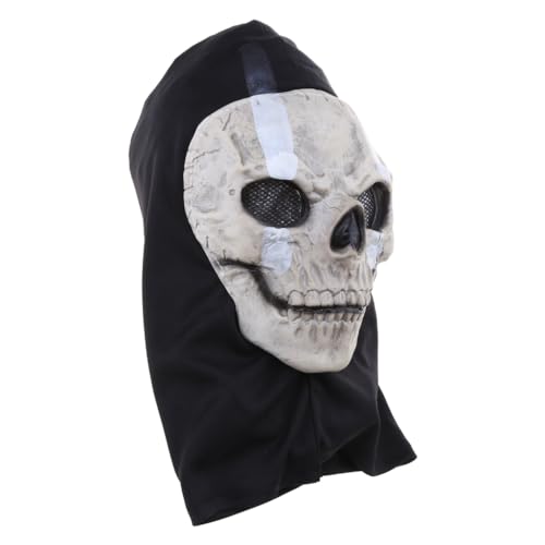 ZEPFJHE Halloween-Horror-Kopf, dekoratives Ornament für Make-up, Bühnenauftritte, Party-Requisiten von ZEPFJHE