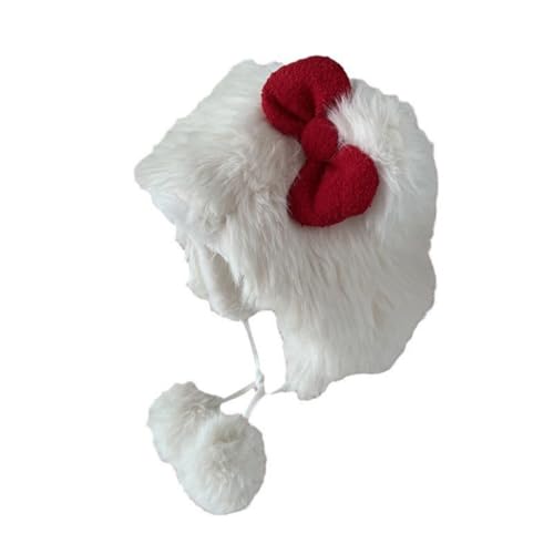 ZEPFJHE Hut für Erwachsene, Kinder, Pelzohren, Schleife, Bär, Hut, Neujahr, Halloween, Party von ZEPFJHE