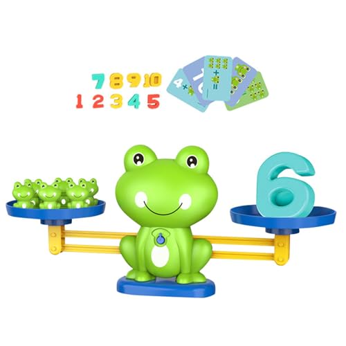 ZEPFJHE Kids Frogs Scale Toy Für Zahlen Lernen Interaktive Zählaktivität Mit Farbenfrohen Formen Vorschulerziehung ZEPFJHE Kids Frogs Scale Toy Für Zahlen Lernen Interaktive Zählaktivität Mit Farbenfrohen Formen Vorschulerziehung von ZEPFJHE