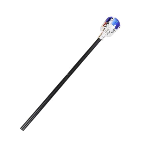 ZEPFJHE Königskrone, Zauberstab für Kinder, Geburtstag, Party, Hut für Halloween, Weihnachten, König, Kostüm, Krone, Diadem, Kopfbedeckung, Party-Kopfbedeckung für Erwachsene von ZEPFJHE