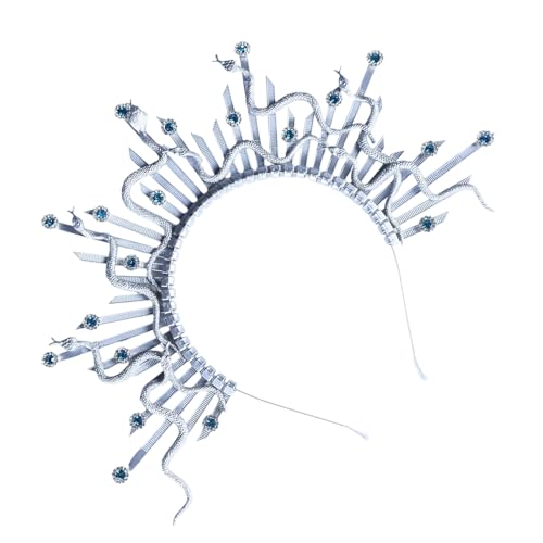 ZEPFJHE Kreativer Punk-Schlangen-Kopfschmuck, Cosplay-Stirnband, Haarschmuck, verleiht jedem Anlass einen Hauch von Geheimnis, Gothic-Festival-Accessoire ZEPFJHE Kreativer Punk-Schlangen-Kopfschmuck, Cosplay-Stirnband, Haarschmuck, verleiht jedem Anlass einen Hauch von Geheimnis, Gothic-Festival-Accessoire von ZEPFJHE