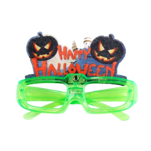 ZEPFJHE LED-Leuchte Brille, beleuchtete Brille für Bühnenauftritte, bequeme Kunststoffbrillen, Halloween-Dekoration ZEPFJHE LED-Leuchte Brille, beleuchtete Brille für Bühnenauftritte, bequeme Kunststoffbrillen, Halloween-Dekoration von ZEPFJHE
