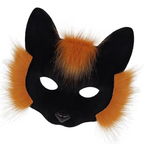 ZEPFJHE Leichte Halbe Gesichtsabdeckung Ergonomisches Komfortables Cosplay Accessoire Für Halloween Kostümpartys Bühnenaufführungen Plastik Cosplay Maske von ZEPFJHE