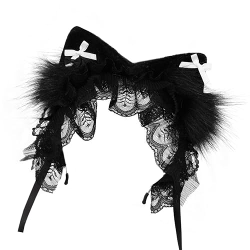 ZEPFJHE Lolitas Kopfschmuck Kunstpelze Katzenohren Stirnband Dienstmädchen Haarband Halloween Cosplay Verkleidung Party Kostüme Geschenke Plüsch Katzenohren ZEPFJHE Lolitas Kopfschmuck Kunstpelze Katzenohren Stirnband Dienstmädchen Haarband Halloween Cosplay Verkleidung Party Kostüme Geschenke Plüsch Katzenohren von ZEPFJHE