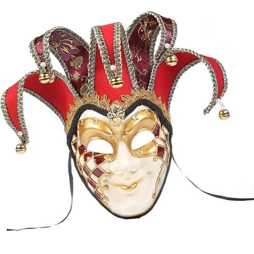 ZEPFJHE Maskerade Gesichtsbedeckung Für Frauen Männer Halloween Gesichtsabdeckung Halloween Cosplay Gesichts Maskerade Vollgesichts von ZEPFJHE