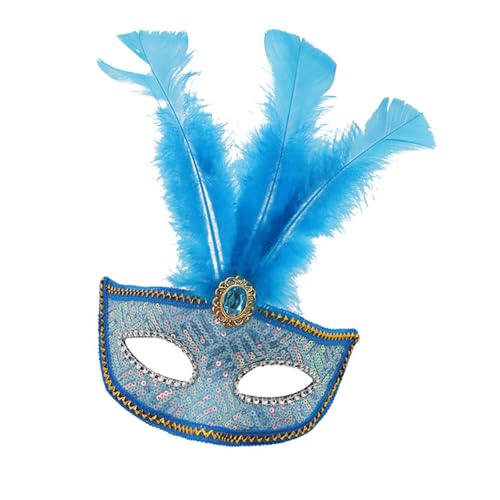 ZEPFJHE Masqueraden Maske Für Frauen Mardi Gras Maske Karnevale Prom Venezianer Halloween Party Kostüm Party Vorräte Masqueraden von ZEPFJHE
