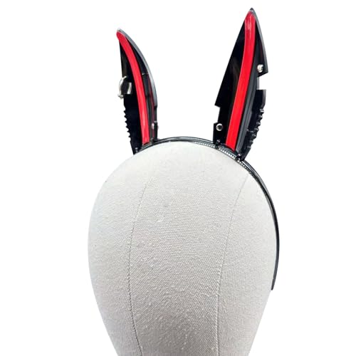 ZEPFJHE Modische Stirnbänder für Damen, Haar-Accessoires, Punk-Kopfbedeckung, weiche Nietenohren, Stirnbänder für Halloween, Cosplay, Party, Cosplay-Zubehör ZEPFJHE Modische Stirnbänder für Damen, Haar-Accessoires, Punk-Kopfbedeckung, weiche Nietenohren, Stirnbänder für Halloween, Cosplay, Party, Cosplay-Zubehör von ZEPFJHE
