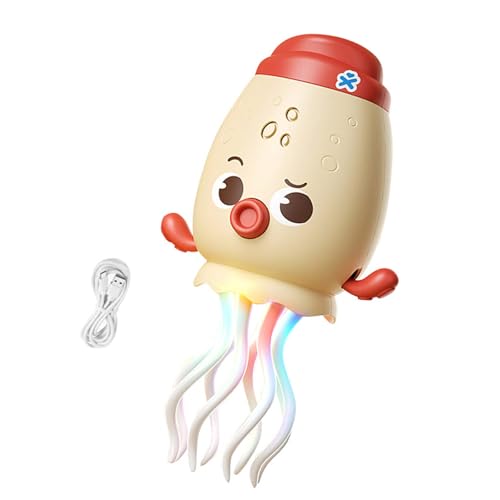 ZEPFJHE Multifunktionales Tanzendes Tintenfischspielzeug USB Wiederaufladbare Hindernisvermeidung Elektrisches Tierspielzeug Für Kinder Innen Freien Freien Musical Dancing Tintefish von ZEPFJHE