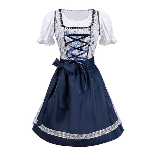 ZEPFJHE Oktoberfest Kostüme Für Frauen Erwachsene 3pcs/Set Deutsch Oktoberfest Dirndl Kleider Bluse Schürze Für Bier Carnivals Party Deutsches Bayerisches Kostüm Set ZEPFJHE Oktoberfest Kostüme Für Frauen Erwachsene 3pcs/Set Deutsch Oktoberfest Dirndl Kleider Bluse Schürze Für Bier Carnivals Party Deutsches Bayerisches Kostüm Set von ZEPFJHE