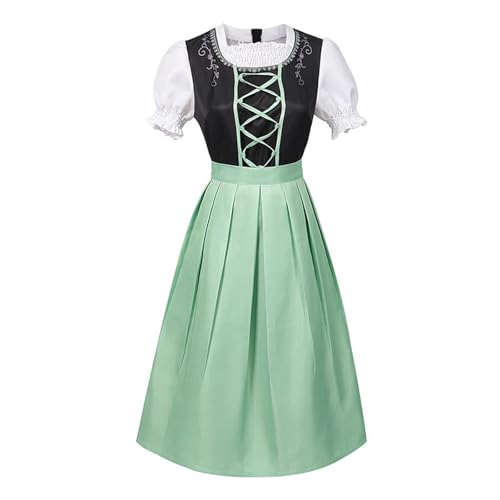 ZEPFJHE Oktoberfest Kostüme Für Frauen Erwachsene 3pcs/Set Deutsch Oktoberfest Dirndl Kleider Bluse Schürze Für Bier Carnivals Party Deutsches Bayerisches Kostüm Set ZEPFJHE Oktoberfest Kostüme Für Frauen Erwachsene 3pcs/Set Deutsch Oktoberfest Dirndl Kleider Bluse Schürze Für Bier Carnivals Party Deutsches Bayerisches Kostüm Set von ZEPFJHE