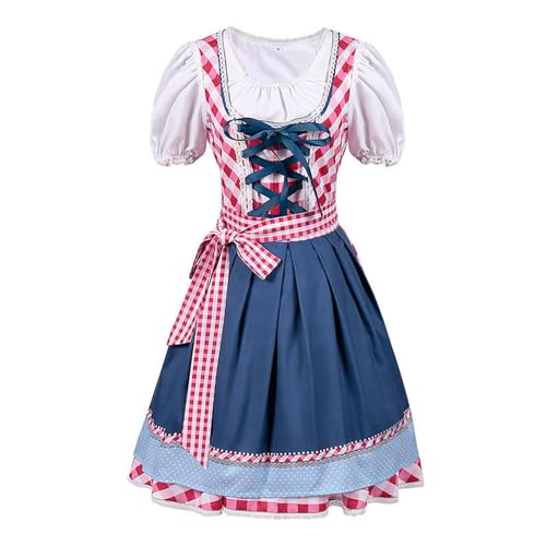 ZEPFJHE Oktoberfest Kostüme Für Frauen Erwachsene 3pcs/Set Deutsch Oktoberfest Dirndl Kleider Bluse Schürze Für Bier Carnivals Party Deutsches Bayerisches Kostüm Set ZEPFJHE Oktoberfest Kostüme Für Frauen Erwachsene 3pcs/Set Deutsch Oktoberfest Dirndl Kleider Bluse Schürze Für Bier Carnivals Party Deutsches Bayerisches Kostüm Set von ZEPFJHE