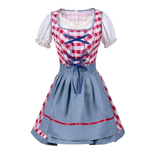 ZEPFJHE Oktoberfest Kostüme Für Frauen Erwachsene 3pcs/Set Deutsch Oktoberfest Dirndl Kleider Bluse Schürze Für Bier Carnivals Party Deutsches Bayerisches Kostüm Set ZEPFJHE Oktoberfest Kostüme Für Frauen Erwachsene 3pcs/Set Deutsch Oktoberfest Dirndl Kleider Bluse Schürze Für Bier Carnivals Party Deutsches Bayerisches Kostüm Set von ZEPFJHE
