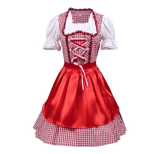 ZEPFJHE Oktoberfest Kostüme Für Frauen Erwachsene 3pcs/Set Deutsch Oktoberfest Dirndl Kleider Bluse Schürze Für Bier Carnivals Party Deutsches Bayerisches Kostüm Set ZEPFJHE Oktoberfest Kostüme Für Frauen Erwachsene 3pcs/Set Deutsch Oktoberfest Dirndl Kleider Bluse Schürze Für Bier Carnivals Party Deutsches Bayerisches Kostüm Set von ZEPFJHE