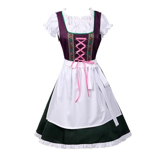 ZEPFJHE Oktoberfest Kostüme Für Frauen Erwachsene 3pcs/Set Deutsch Oktoberfest Dirndl Kleider Bluse Schürze Für Bier Carnivals Party Deutsches Bayerisches Kostüm Set ZEPFJHE Oktoberfest Kostüme Für Frauen Erwachsene 3pcs/Set Deutsch Oktoberfest Dirndl Kleider Bluse Schürze Für Bier Carnivals Party Deutsches Bayerisches Kostüm Set von ZEPFJHE