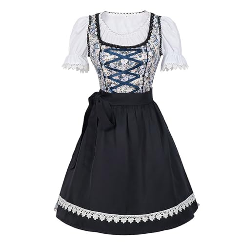 ZEPFJHE Oktoberfest Kostüme Für Frauen Erwachsene 3pcs/Set Deutsch Oktoberfest Dirndl Kleider Bluse Schürze Für Bier Carnivals Party Deutsches Bayerisches Kostüm Set ZEPFJHE Oktoberfest Kostüme Für Frauen Erwachsene 3pcs/Set Deutsch Oktoberfest Dirndl Kleider Bluse Schürze Für Bier Carnivals Party Deutsches Bayerisches Kostüm Set von ZEPFJHE