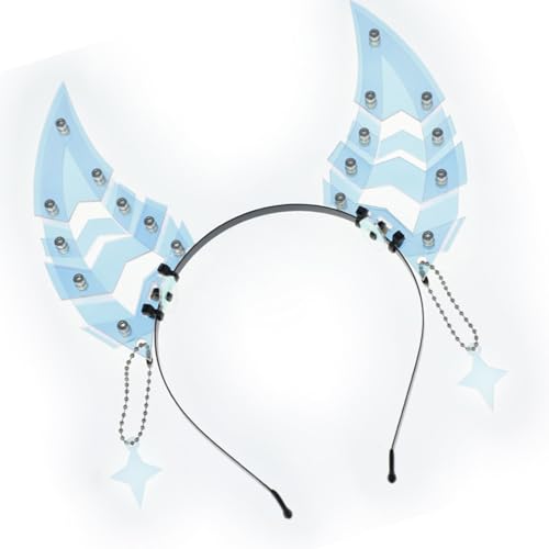 ZEPFJHE Punk-Stil-Stirnband, Acryl-Haarband mit Tierzahn-Designs, Cosplay-Zubehör, Party-Kopfbedeckung für modischen Look, modisches Stirnband ZEPFJHE Punk-Stil-Stirnband, Acryl-Haarband mit Tierzahn-Designs, Cosplay-Zubehör, Party-Kopfbedeckung für modischen Look, modisches Stirnband von ZEPFJHE