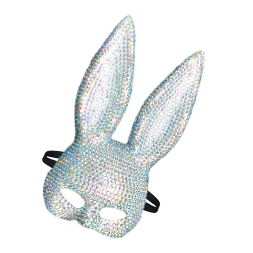 ZEPFJHE Realistische Kaninchen, Tier, zarte erwachsene Kaninchen, für Kostümpartys, realistische Kaninchen aus Glas von ZEPFJHE