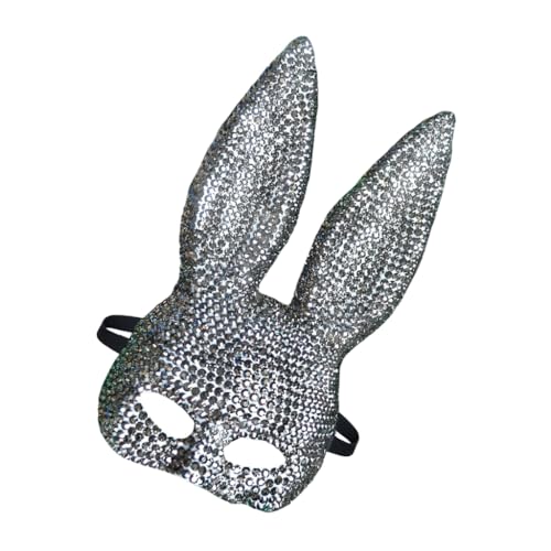 ZEPFJHE Realistische Kaninchen, Tier, zarte erwachsene Kaninchen, für Kostümpartys, realistische Kaninchen aus Glas von ZEPFJHE