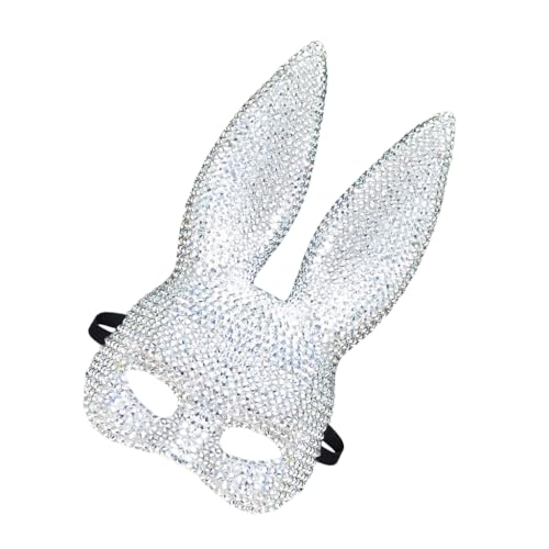 ZEPFJHE Realistische Kaninchen, Tier, zarte erwachsene Kaninchen, für Kostümpartys, realistische Kaninchen aus Glas von ZEPFJHE