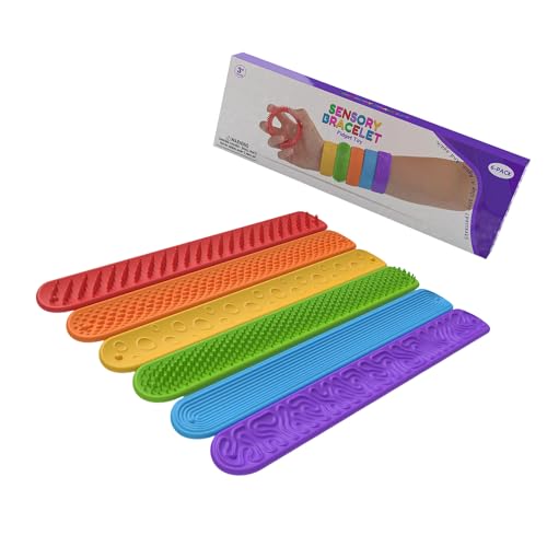 ZEPFJHE Strukturiertes Armband Form Gadget Sensorisches Armband Für Beruhigende Stress Weihnachtsgeschenkspielzeug Für Kinder von ZEPFJHE