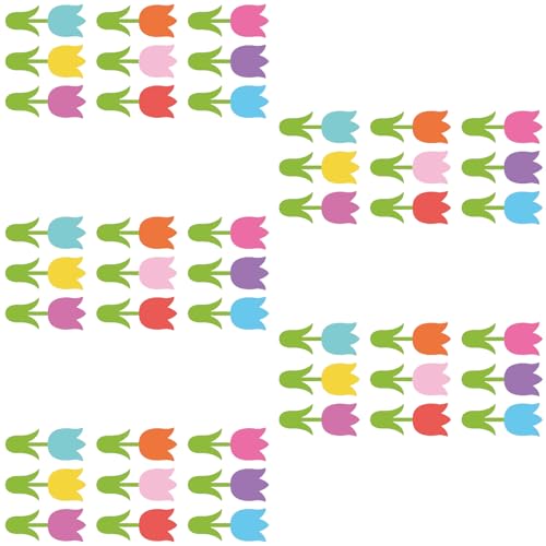 ZEPFJHE Tulpen gemusterte Papierkunst-Kollektion, 45 Stück, saisonale dekorative Ausschnitte für Bastler, Tulpen und Blumendekorationen ZEPFJHE Tulpen gemusterte Papierkunst-Kollektion, 45 Stück, saisonale dekorative Ausschnitte für Bastler, Tulpen und Blumendekorationen von ZEPFJHE