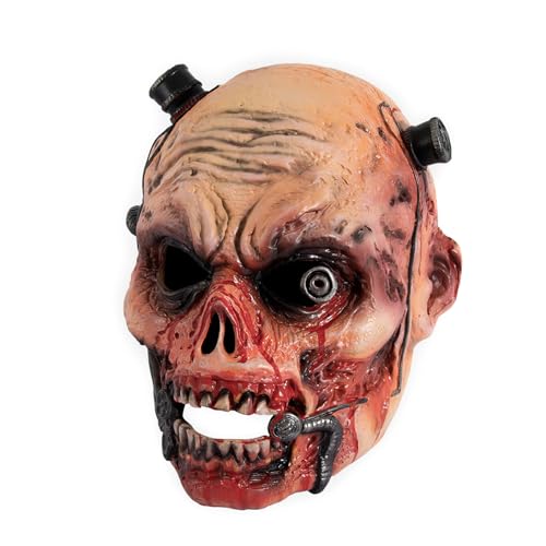 ZEPFJHE Vampire Zombied Head Für Erwachsene Beängstigende Horror Schreckliche Dämonen Halloween Kostüme Party Cosplay Horror Halloween Kostümdekoration Requisiten von ZEPFJHE