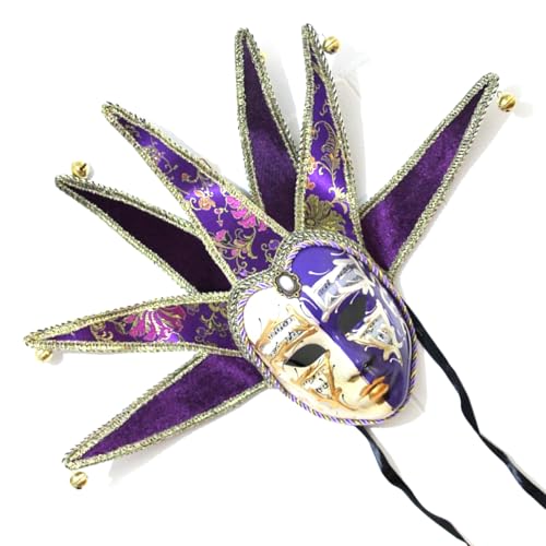 ZEPFJHE Venezianer-Komödie Cosplay Maskerade Venezianer für Halloween Party Karneval Wanddekoration von ZEPFJHE