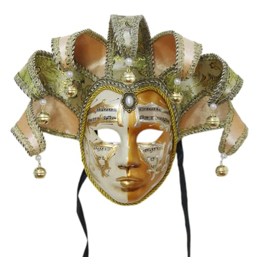 ZEPFJHE Venezianer-Komödie Cosplay Maskerade Venezianer für Halloween Party Karneval Wanddekoration von ZEPFJHE