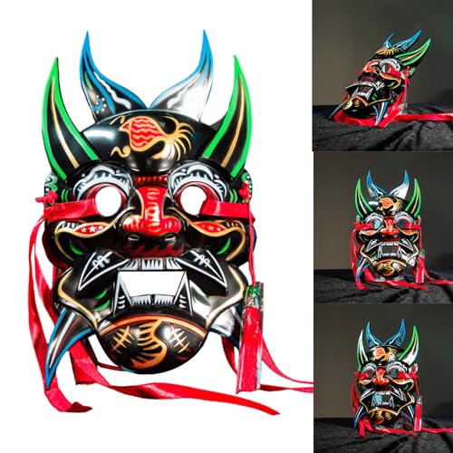 ZEPFJHE Vollgesichtsmaskerade, Party, Cosplay, handbemalt, Nuo-Opern für Tempel, Halloween, Weihnachtsfeier, handbemalte Nuo-Opern ZEPFJHE Vollgesichtsmaskerade, Party, Cosplay, handbemalt, Nuo-Opern für Tempel, Halloween, Weihnachtsfeier, handbemalte Nuo-Opern von ZEPFJHE