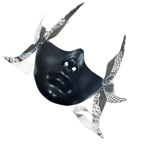 ZEPFJHE Winged Maskerade Maske Mechanische Maske Halbgesichtsmaske Für Frauen Männer Halloween Cosplay Masquerade Kostümzubehör ZEPFJHE Winged Maskerade Maske Mechanische Maske Halbgesichtsmaske Für Frauen Männer Halloween Cosplay Masquerade Kostümzubehör von ZEPFJHE