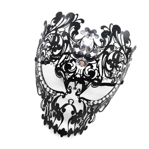ZEPFJHE Zartes Vollgesichtsmetall mit Details für Party und Halloween ZEPFJHE Zartes Vollgesichtsmetall mit Details für Party und Halloween von ZEPFJHE
