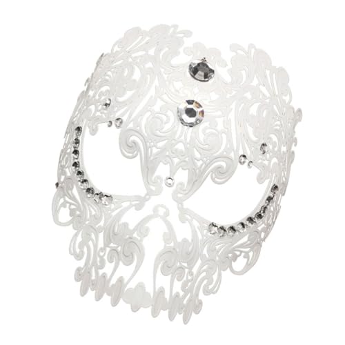 ZEPFJHE Zartes Vollgesichtsmetall mit Details für Party und Halloween ZEPFJHE Zartes Vollgesichtsmetall mit Details für Party und Halloween von ZEPFJHE