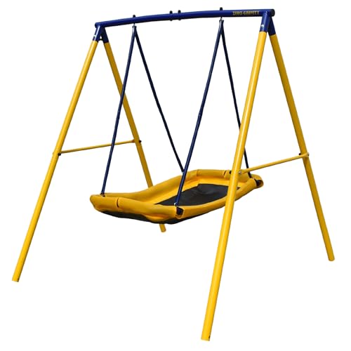 Zero Gravity Gartenschaukel mit stabilem & rostfreiem Metallrahmen. Gartenspaß für bis zu 2 Kinder - Schaukelketten für mehr Sicherheit - Reißfester Stoff - Schaukel Outdoor (Magic Carpet) Zero Gravity Gartenschaukel mit stabilem & rostfreiem Metallrahmen. Gartenspaß für bis zu 2 Kinder - Schaukelketten für mehr Sicherheit - Reißfester Stoff - Schaukel Outdoor (Magic Carpet) von Sharpbody