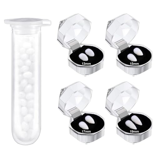 5 Stück Vampirzähne, Vampirzähne Falsche Gebiss, Vampir Fangs Kit 4 Größen Zähne mit 1 röhrenförmigen Zahnpartikeln für Cosplay Party Prop Kleber Halloween Party 5 Stück Vampirzähne, Vampirzähne Falsche Gebiss, Vampir Fangs Kit 4 Größen Zähne mit 1 röhrenförmigen Zahnpartikeln für Cosplay Party Prop Kleber Halloween Party von ZETIY