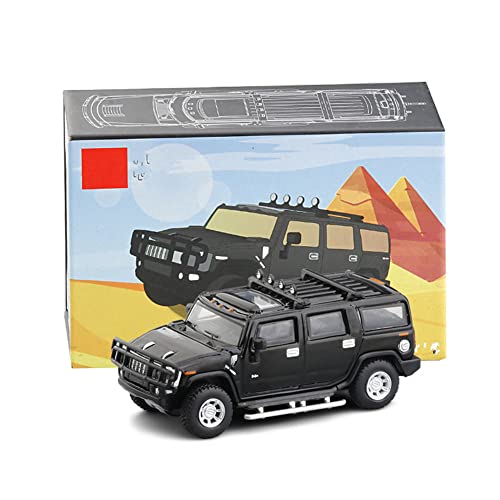 ZEZEFUFU 1:64 Bewegliches Modellauto Diecast Fahrzeug Geschenk Sammlung für Hummer (H2 SUV Offroad) von ZEZEFUFU