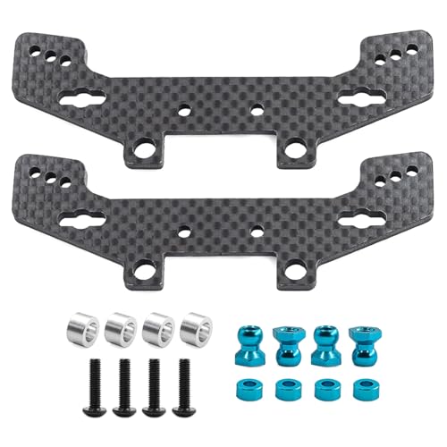 2 Stück RC Auto Carbon vorne hinten Stoßdämpfer Turm für Tamiya TT-02 TT02R TT-02RR TT-02D 2 Stück RC Auto Carbon vorne hinten Stoßdämpfer Turm für Tamiya TT-02 TT02R TT-02RR TT-02D von ZEZEFUFU