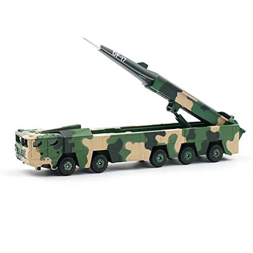 ZEZEFUFU 1/100 Maßstab Diecast Legierung Simulation Modell Dongfeng 17 Konventionelle Rakete Fahrzeug Modell für Sammler von ZEZEFUFU