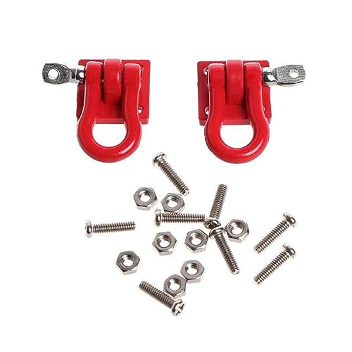 ZEZEFUFU 1 Paar 1/16 RC Auto Metall Anhänger Haken Schäkel Schnalle Zubehör für WPL B14 B24 C14 RC Auto Militär LKW ZEZEFUFU 1 Paar 1/16 RC Auto Metall Anhänger Haken Schäkel Schnalle Zubehör für WPL B14 B24 C14 RC Auto Militär LKW von ZEZEFUFU