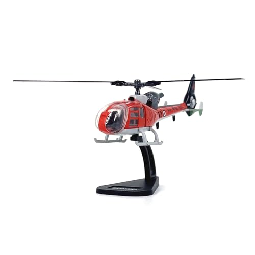 ZEZEFUFU 1:100 Alloy SA341/342 Gazelle Hubschrauber Modell Luftfahrt Wissenschaft Ausstellungsmodell von ZEZEFUFU